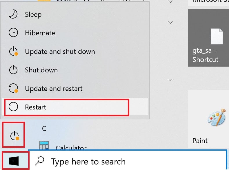 Restart Pc