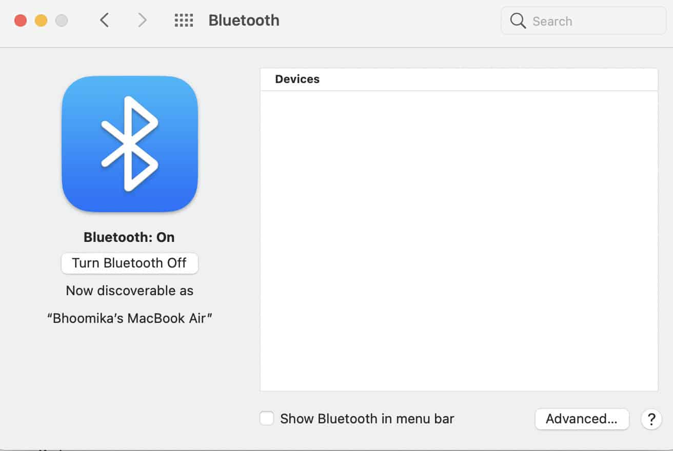 Select Bluetooth and click on Turn Off. How to Reset AirPods