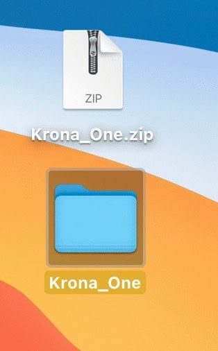 Unzip it once it has been downloaded