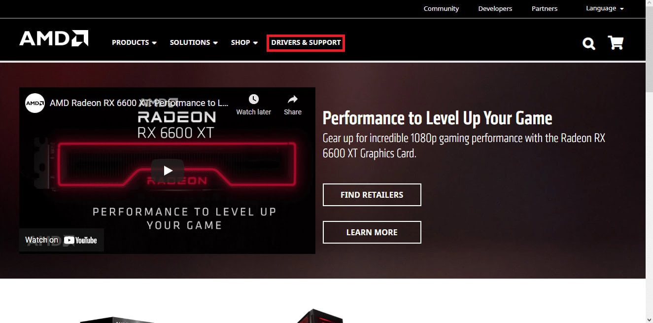 AMD weppage. click Drivers and Support