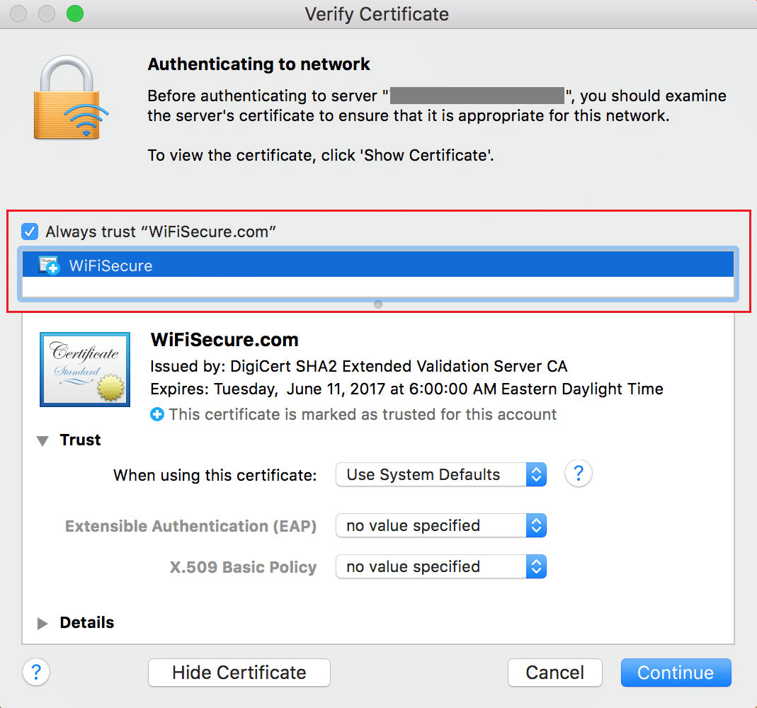 Fix Safari This Connection is Not Private - 60