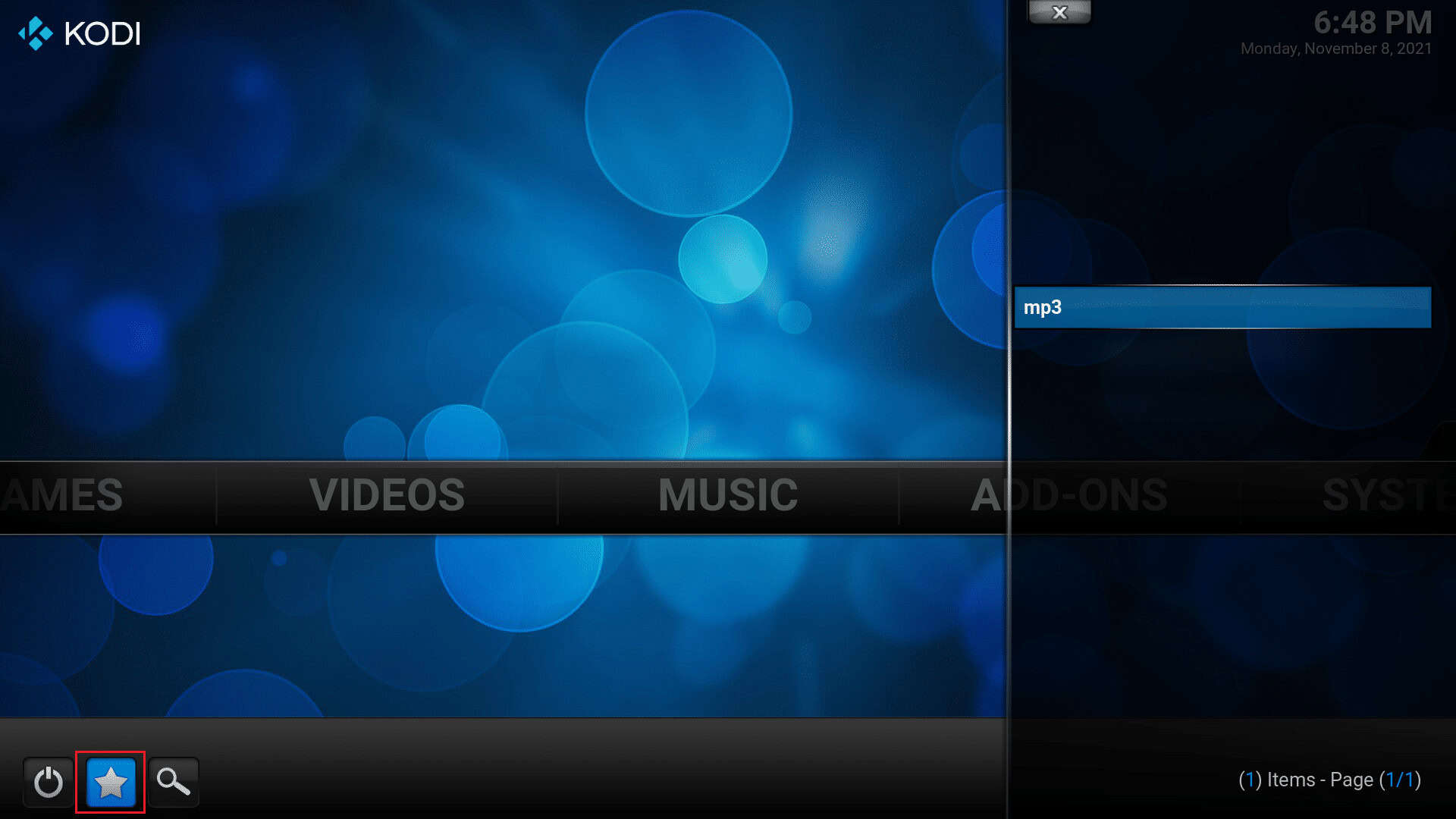 click on the star icon in confluence skin