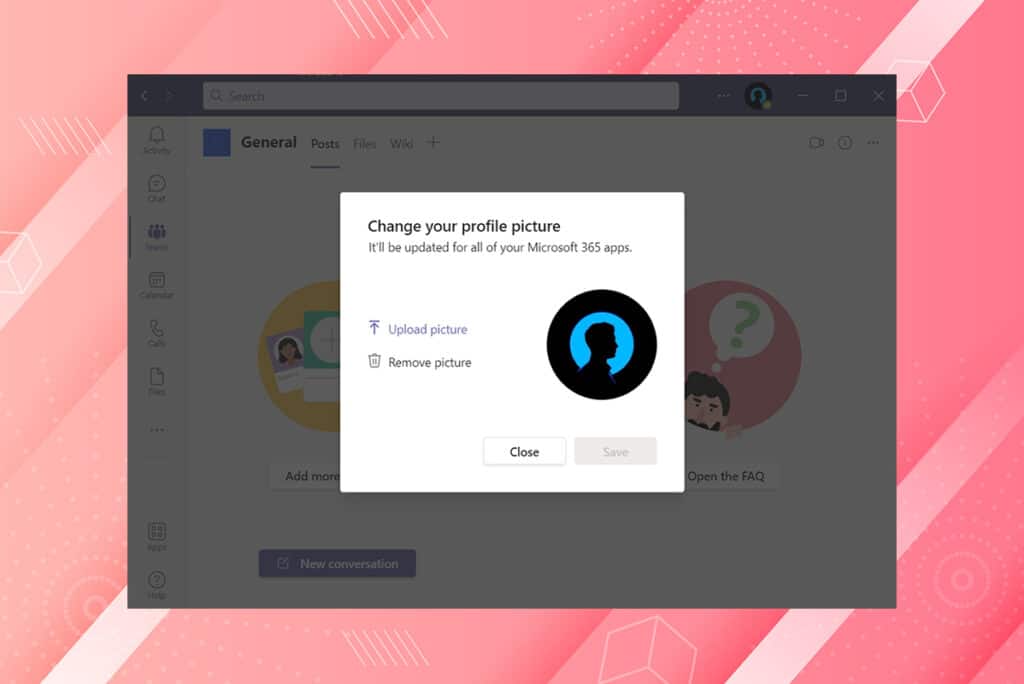How to change Microsoft Teams Profile Avatar
