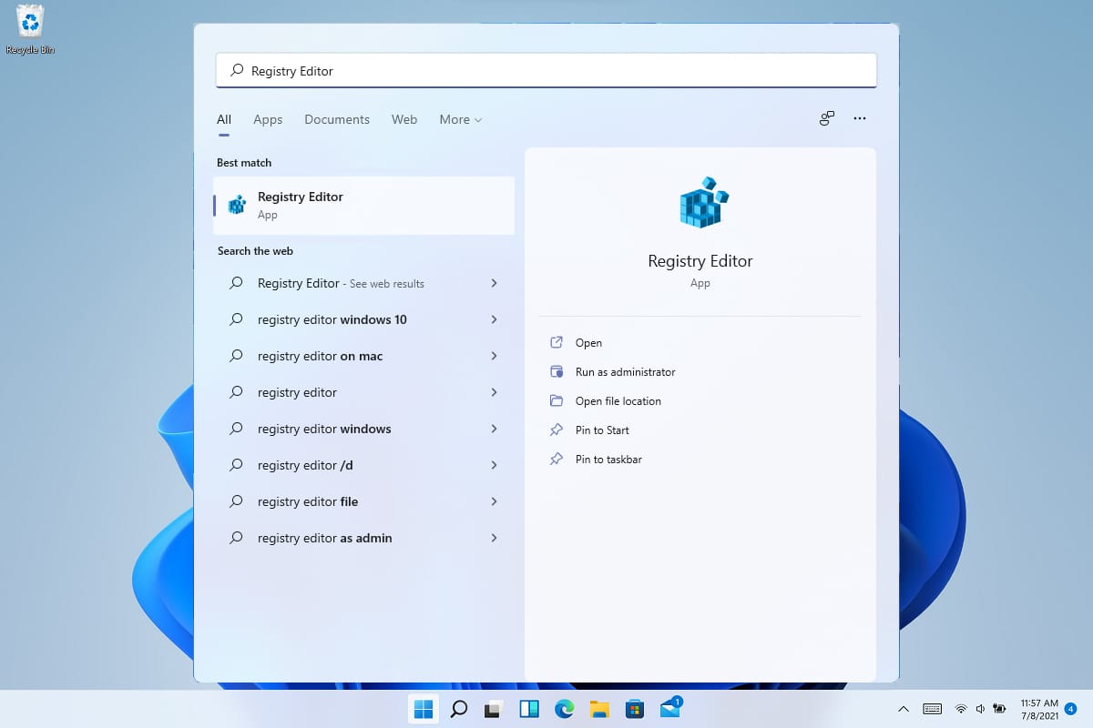 How To Open Registry Editor In Windows 11 TechCult