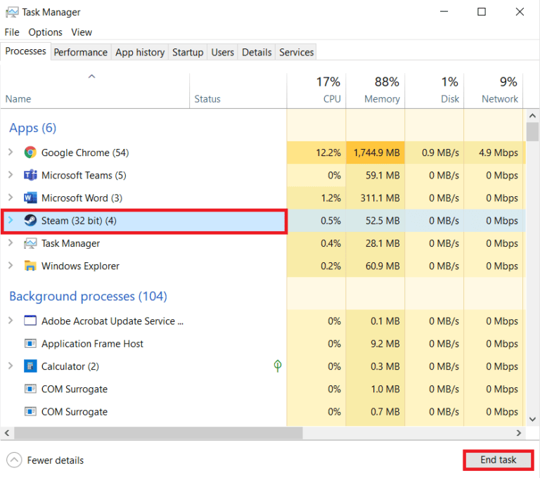 How to Fix Steam Not Opening on Windows 10 – TechCult