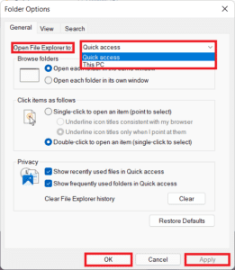 How to Enable or Disable Quick Access in Windows 11 – TechCult
