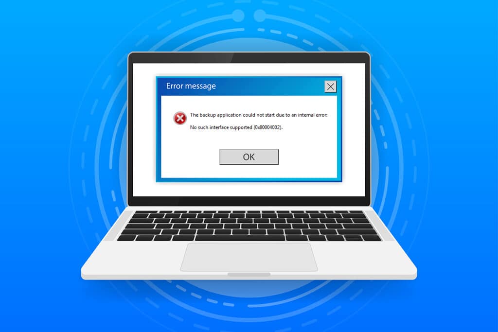 Fix 0x80004002 No such interface supported on Windows 10
