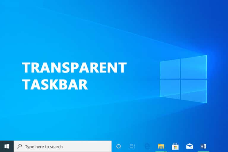 How to Make Taskbar Transparent in Windows 10 – TechCult
