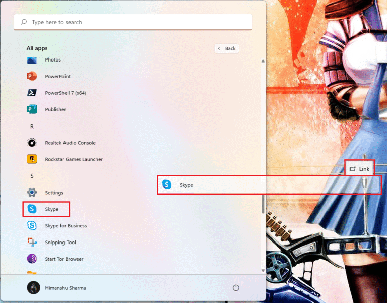 How to Create Desktop Shortcuts on Windows 11 – TechCult