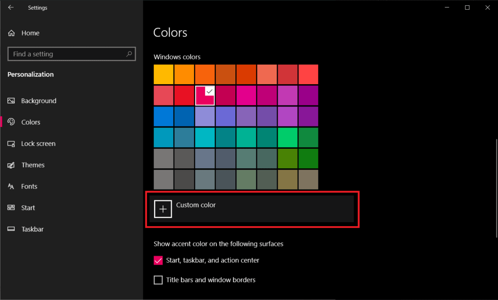 How to Change Taskbar Color in Windows 10 – TechCult