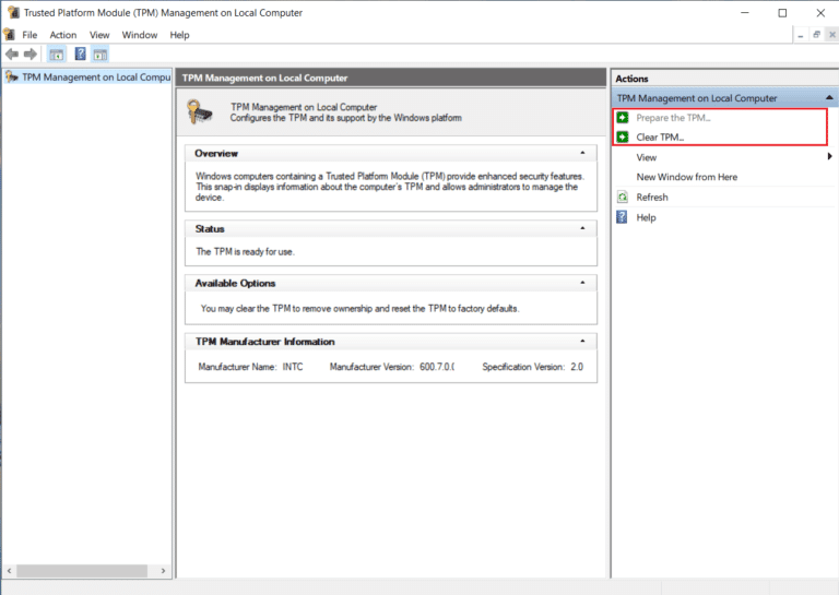 Fix trusted platform module 80090016 error in windows 10 techcult