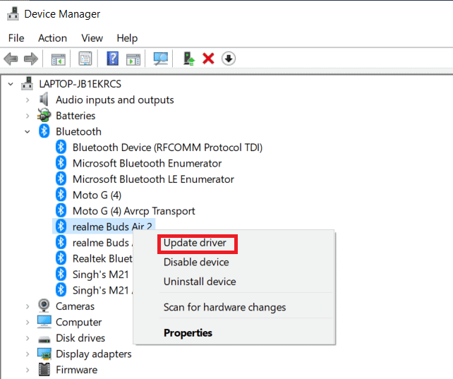 Fix Bluetooth Driver Error in Windows 10 - 13