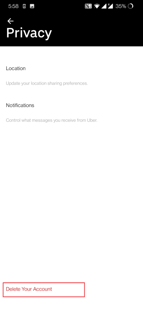How to Delete Uber Eats Account – TechCult