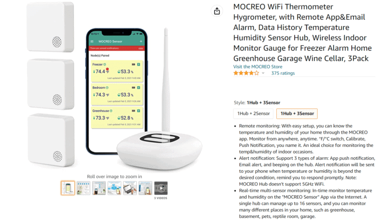 11 Best WiFi Temperature and Humidity Sensors – TechCult
