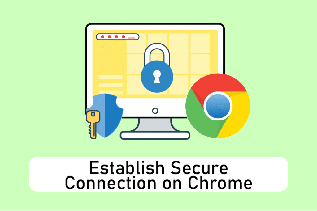 Securing your connection. Secure connection.