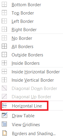 How to Insert a Line in Word - 63