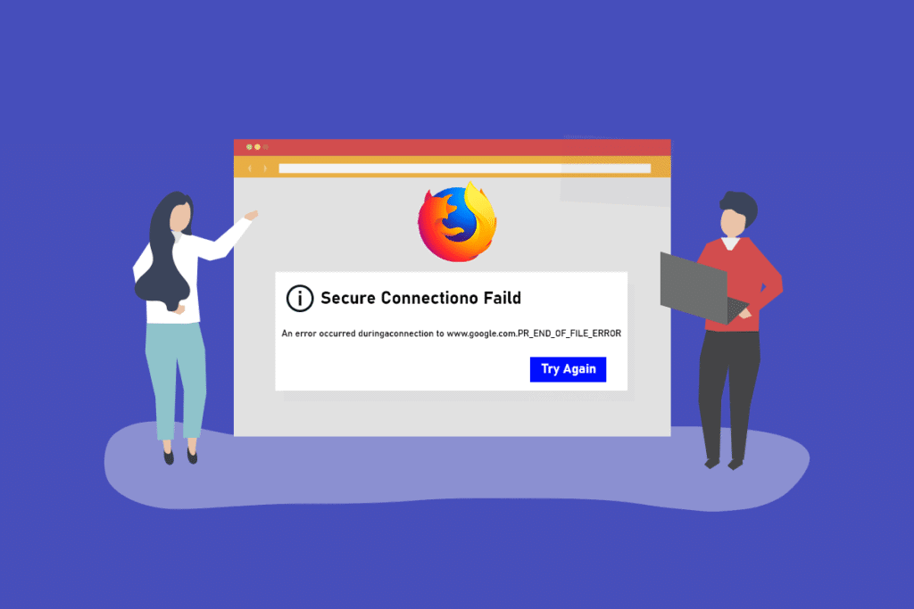 Fix Firefox PR END OF FILE ERROR in Windows 10