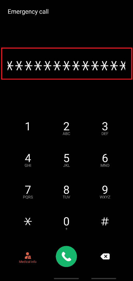  rekatkan tanda yang disalin berulang kali di bidang dialer yang sama. Cara Membuka Kunci Ponsel Android Tanpa Kata Sandi