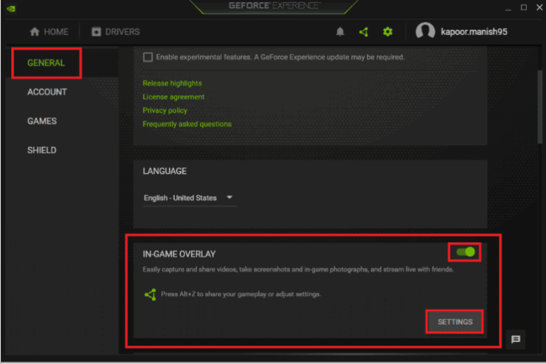 Fix NVIDIA Overlay Not Working on Windows 10 – TechCult