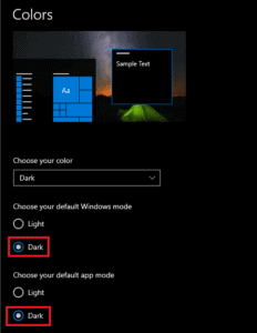 Fix File Explorer Dark Theme Not Working on Windows 10 – TechCult