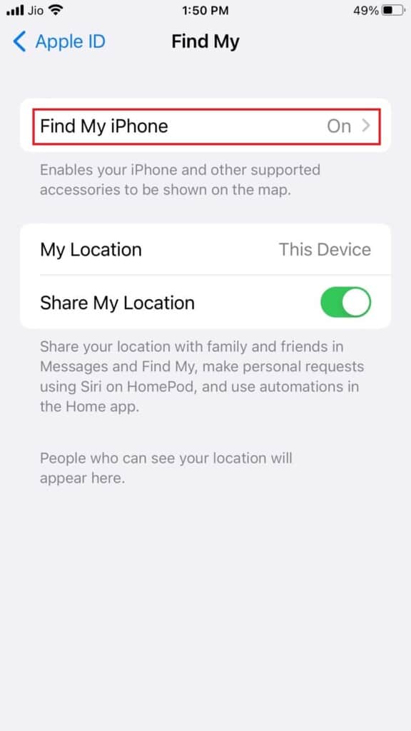 How to Make Find My iPhone Say No Location Found TechCult
