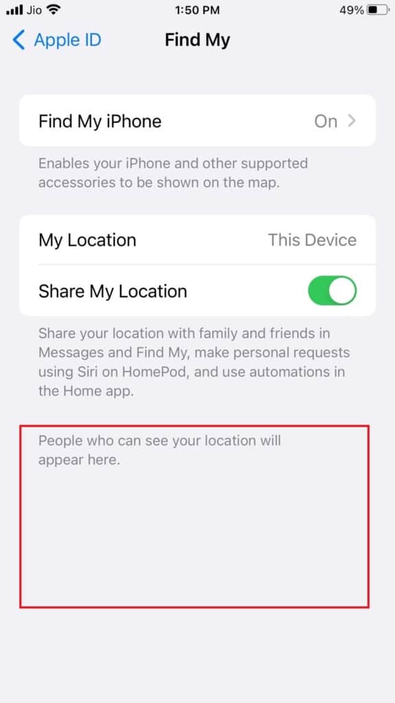 How to Make Find My iPhone Say No Location Found TechCult