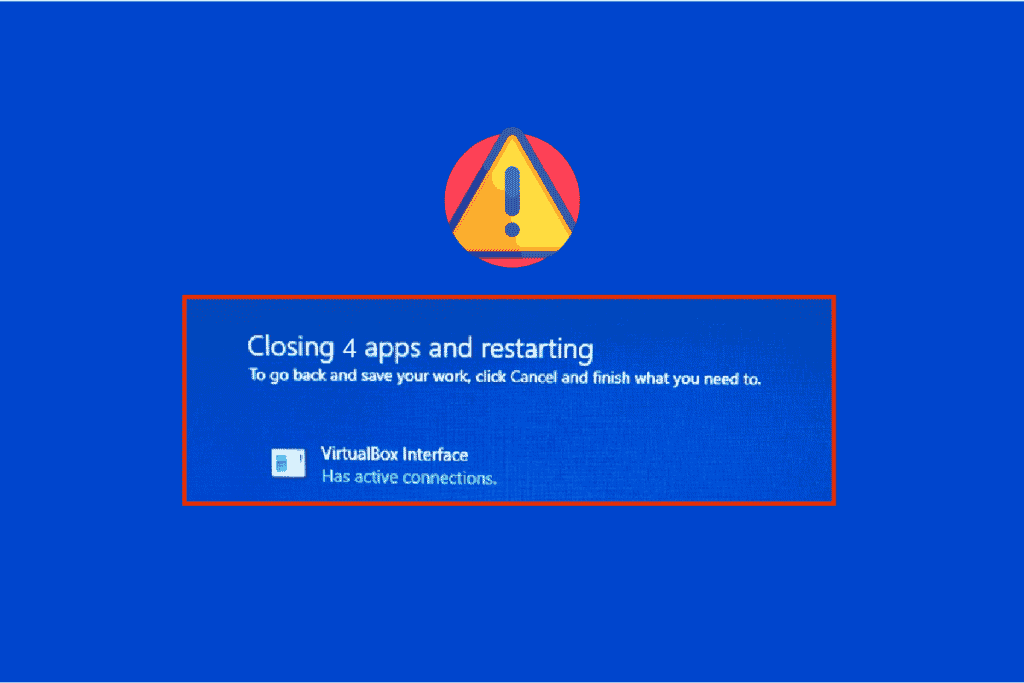 Fix VirtualBox Interface Has Active Connections Error Message
