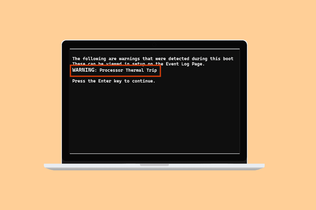 Fix Thermal Trip Error in Windows 10