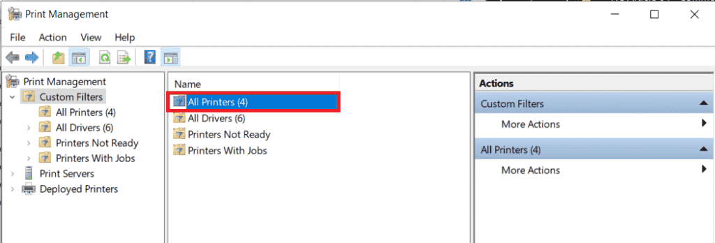 Fix Error Printing in Windows 10 – TechCult