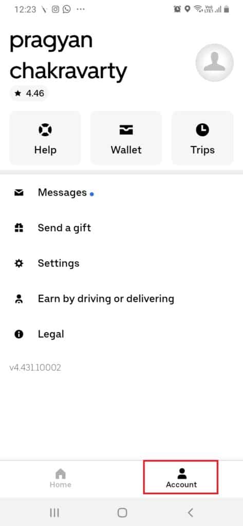 How To Delete Uber History TechCult