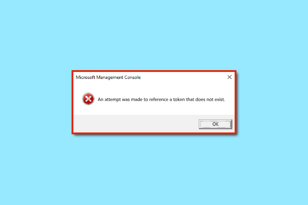 Fix Windows 10 An Attempt Was Made to Reference a Token