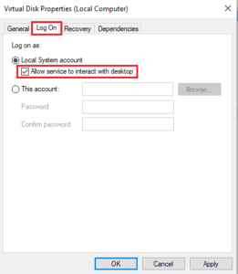 Fix VDS Error Code 490 01010004 in Windows 10 – TechCult