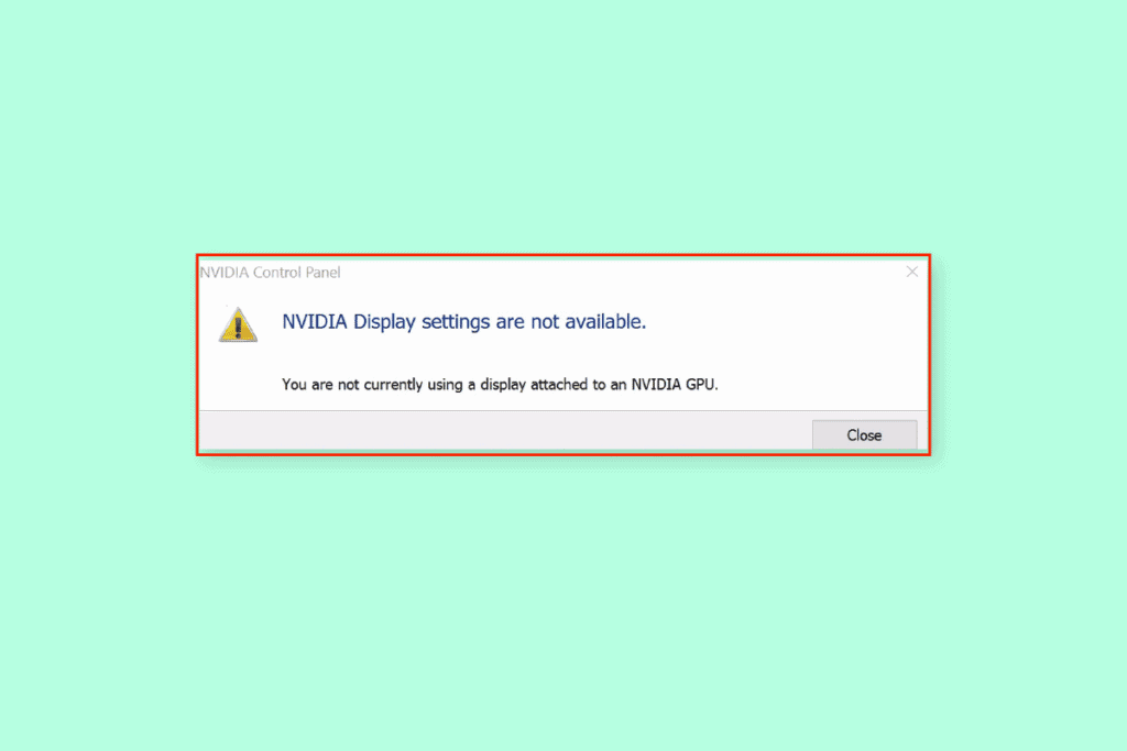 Fix Not Currently Using Display Attached to NVIDIA GPU Desktop Issue