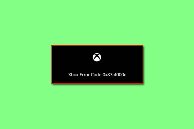 Fix Xbox Error Code 0x87af000d – TechCult
