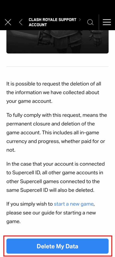 How to Delete Clash Royale Account – TechCult