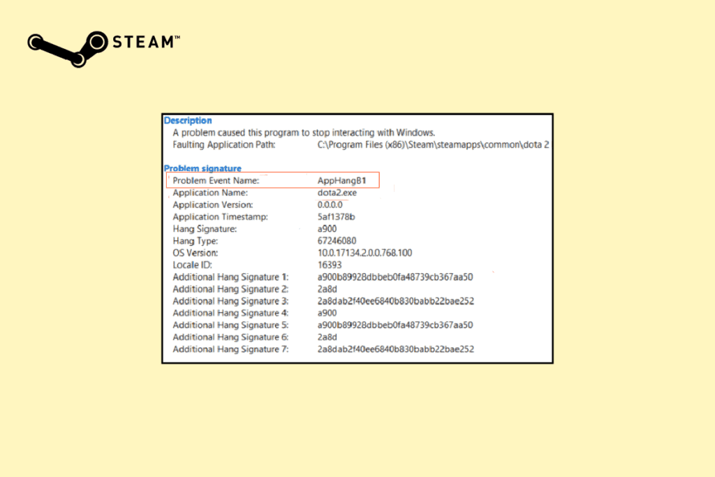 Fix AppHangB1 Error on Steam