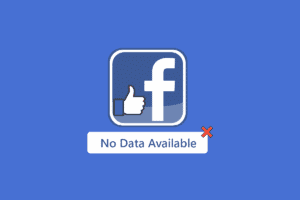 How to Fix No Data Available on Facebook Likes – TechCult