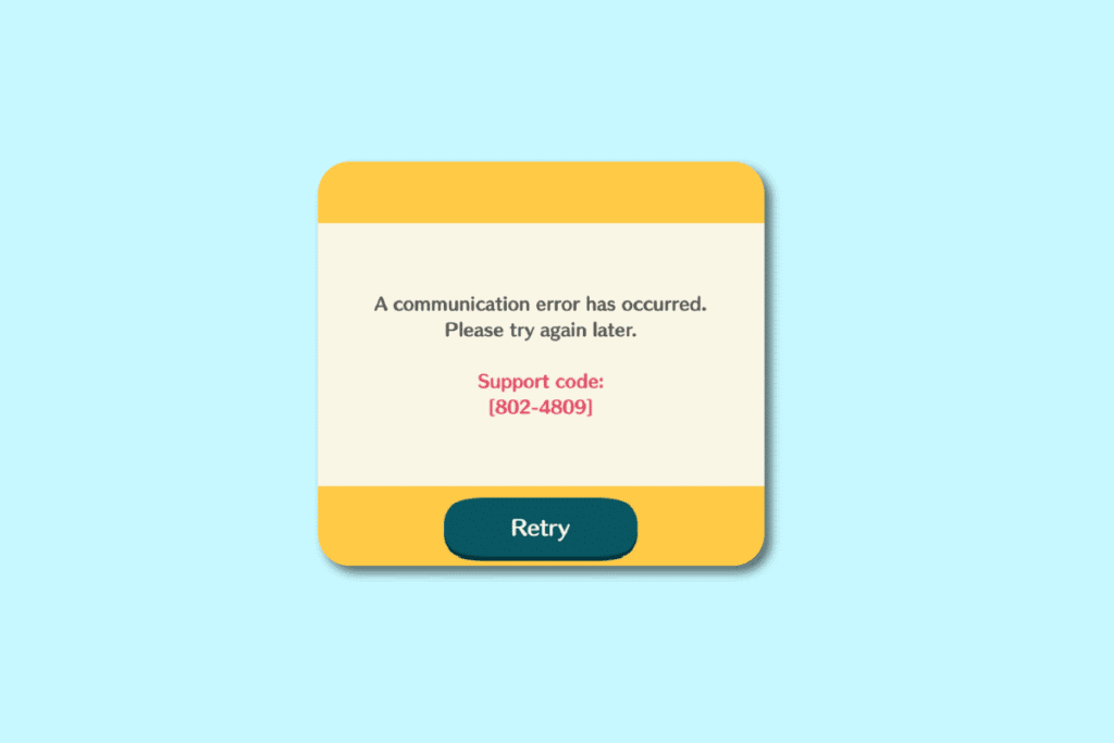 Animal Crossing Pocket Camp Communication Error Code Fix