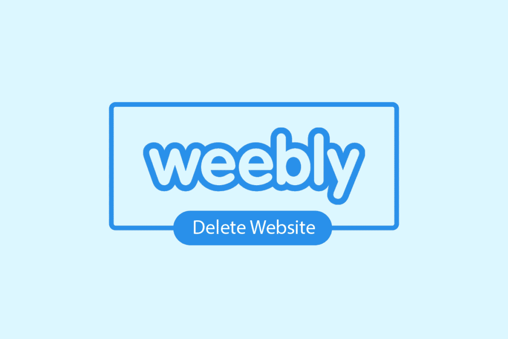 How to Delete Weebly Website