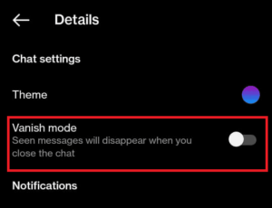 How to Turn Off Vanish Mode on Instagram – TechCult
