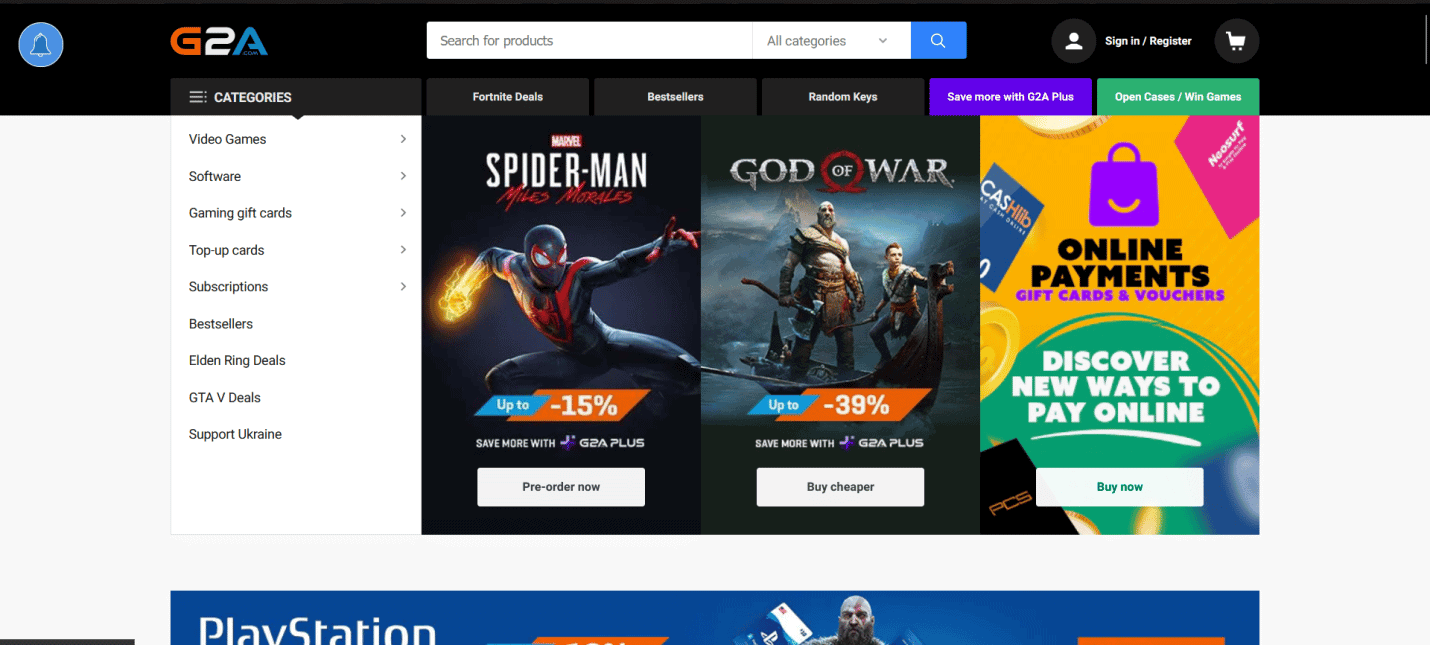 G2A website