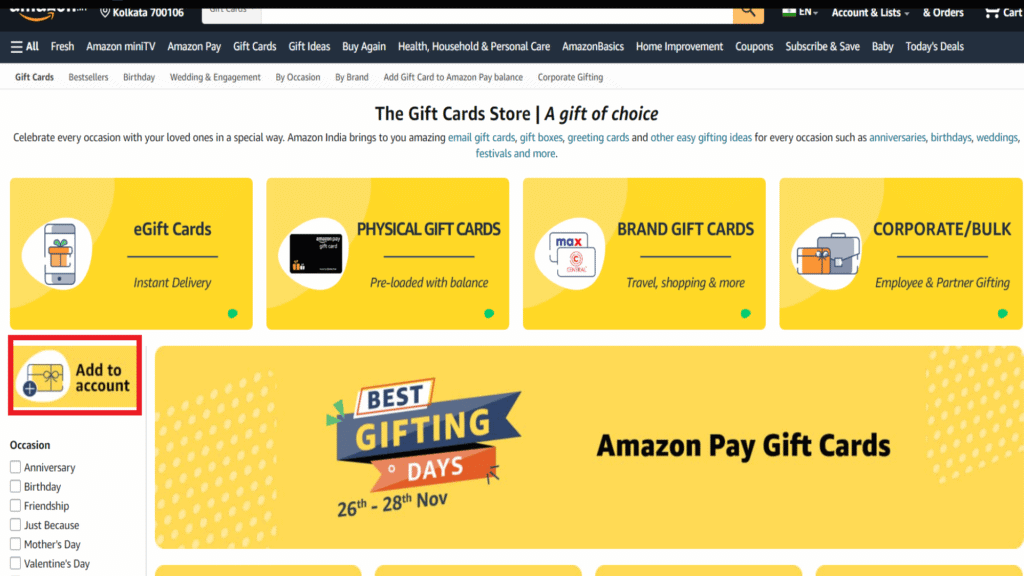 How to Remove Amazon Gift Card TechCult