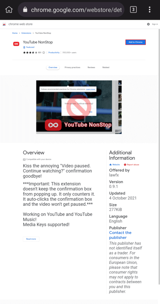 How to Turn Off Are You Still Watching YouTube Message – TechCult
