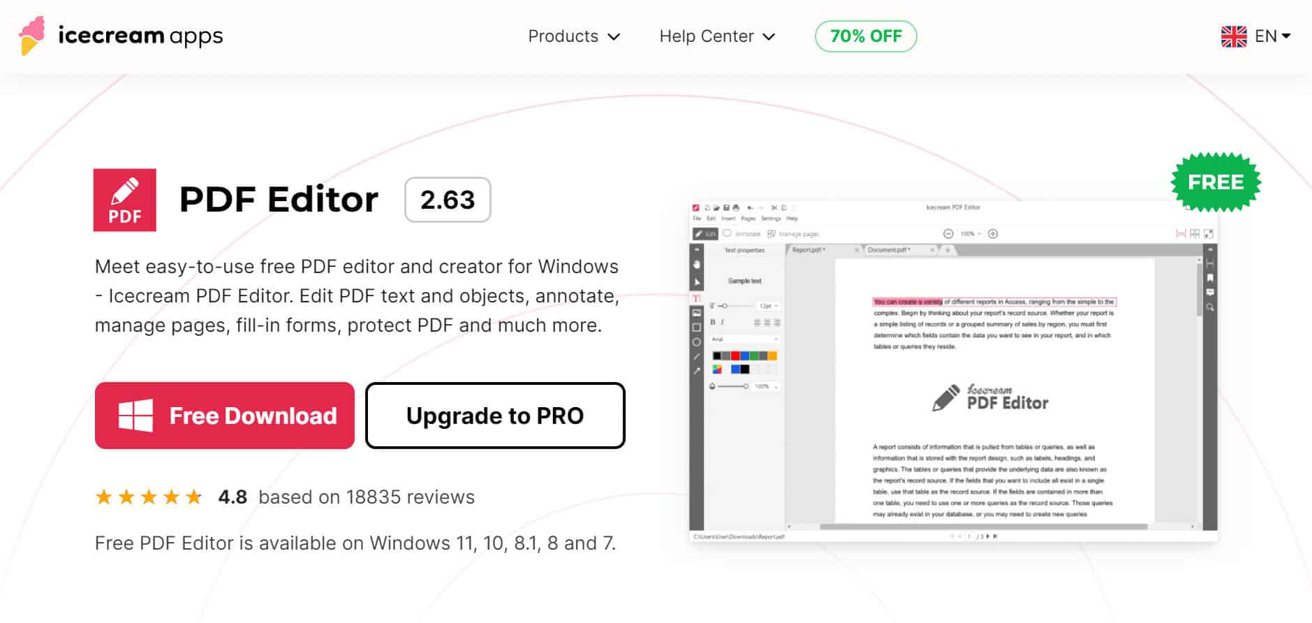 IceCream Apps PDF Editor