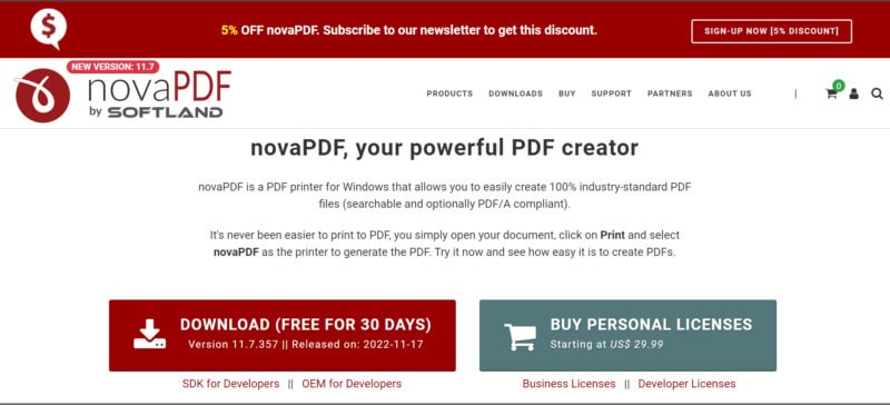 novaPDF