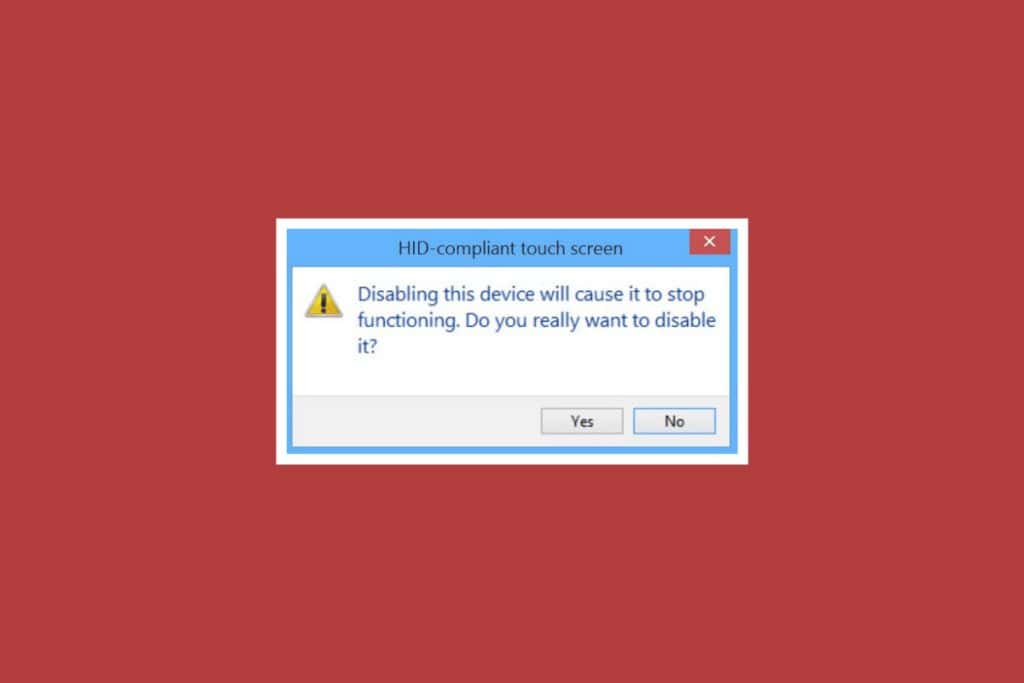 Fix HID Compliant Touch Screen Missing