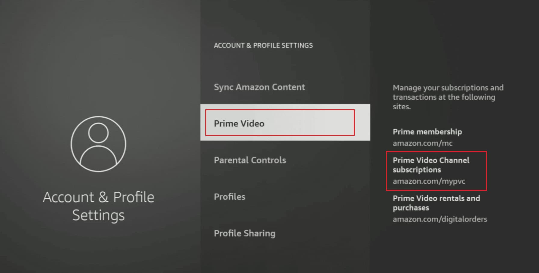 Prime Video - navigate to the amazon.com mypvc link on your browser mentioned under Prime Video Channel subscriptions | how do I cancel my DAZN monthly subscription