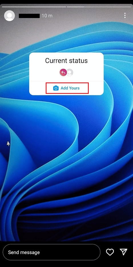 Tap on Add Yours | How to Find Add Yours Sticker on Instagram Story