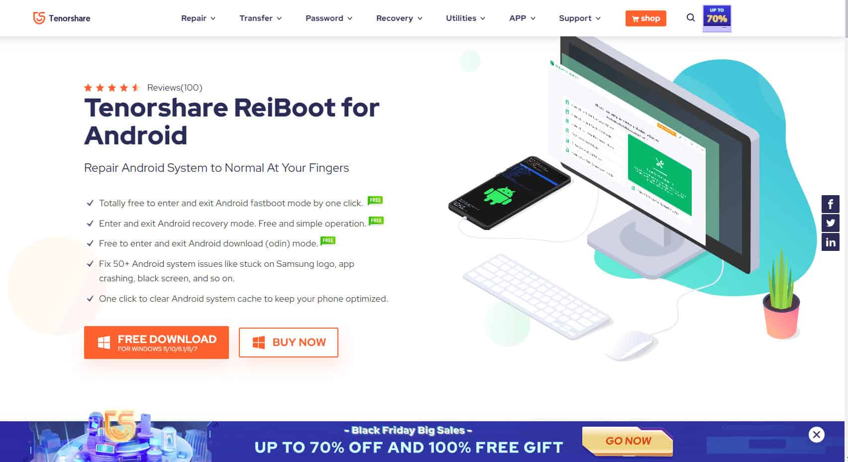 Tenorshare ReiBoot website