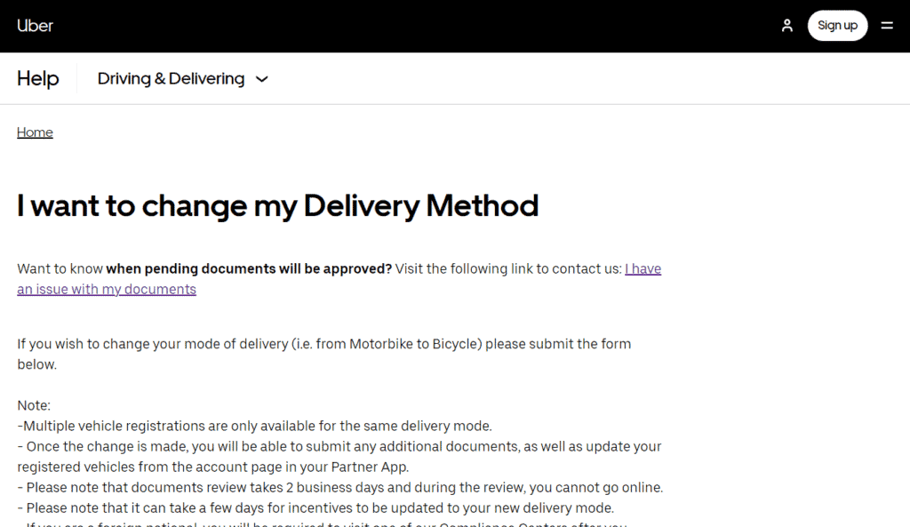 How to Change My Uber Car to Bike – TechCult